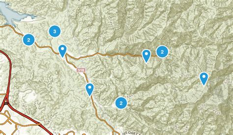 Silverado, California Map