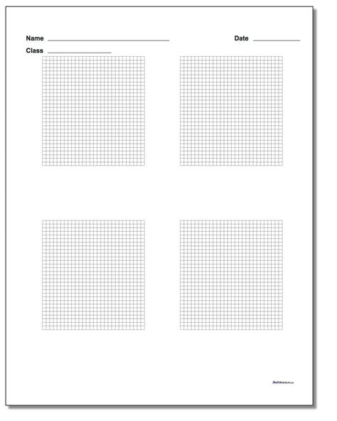 Printable Graph Paper With Name Block