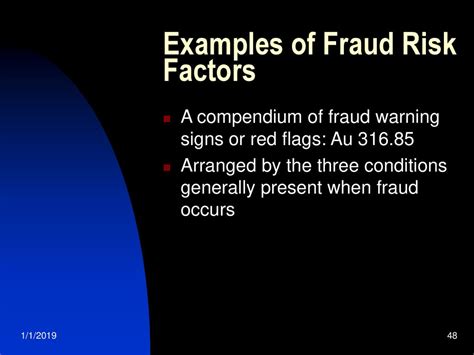 Sas No Consideration Of Fraud In A Financial Statement Audit Ppt