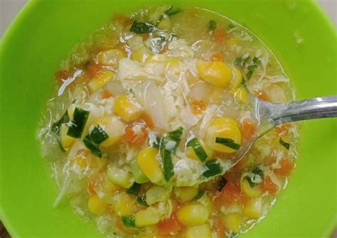 Resep Sup Jagung Oleh Aury Cook Cookpad