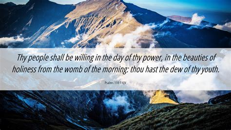 Psalms Kjv Desktop Wallpaper Thy People Shall Be Willing In The