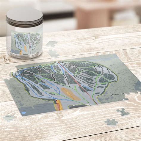 Hesperus, Colorado Ski Trail Map Puzzles | Map puzzle, Custom puzzle ...