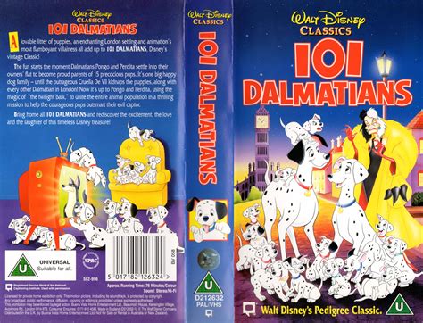 101 Dalmatians VHS Canadian