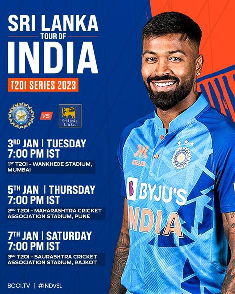 India vs Sri Lanka T20 series schedule. : r/IndiaCricket