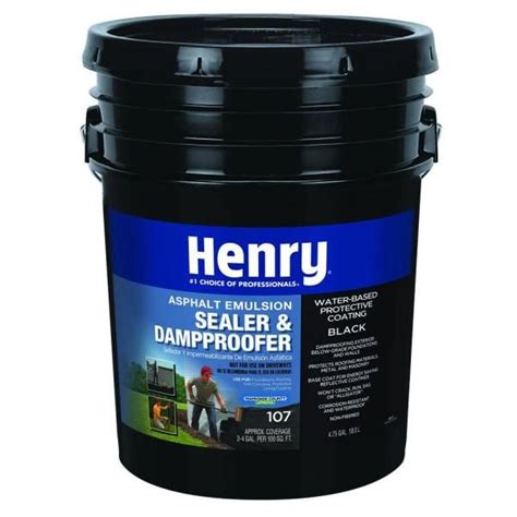 Henry Gal Asphalt Emulsion Sealer And Dampproofer Roof Coating