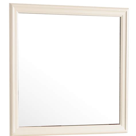 Beige Mirror with Louis Phillipe Style | Enhances Room Aesthetics