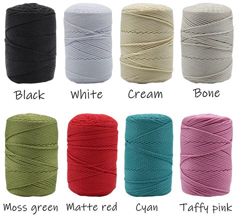 2mm Polyester Macrame Rope 100gr 150mt Pp Cord Bag Yarn Etsy