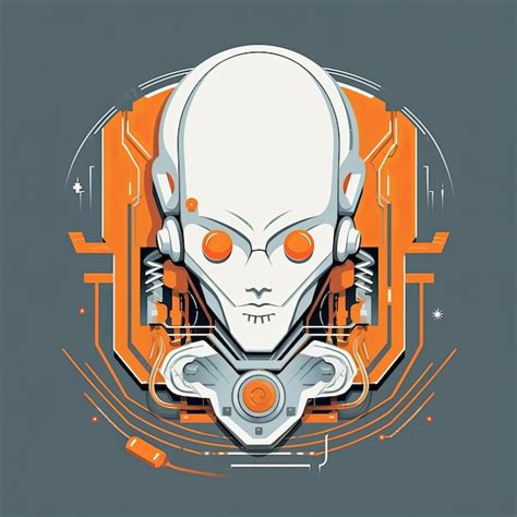 Premium Vector Graphic Illustration Of A Ghost In The Machine