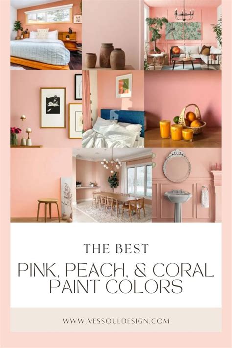 The Best Pink Peach And Coral Interior Paint Colors Coral Paint Colors Pink Paint Colors