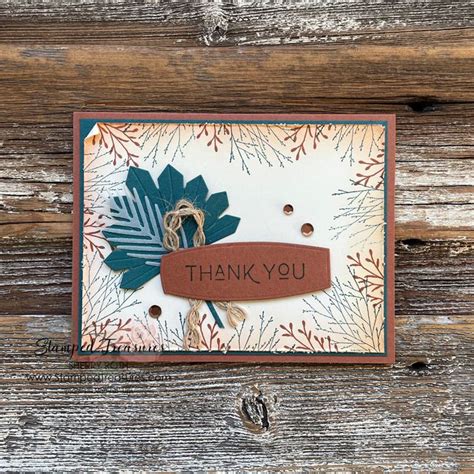 Earthen Textures Card Ideas Stamped Treasures Sherry Roth In