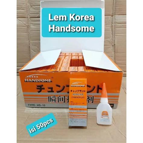 Jual Lem Korea Handsome Ml Box Isi Pcs Shopee Indonesia