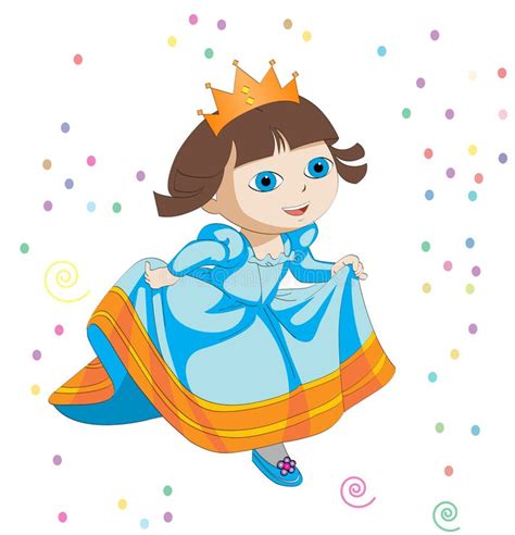 Prinsessa Vektor Illustrationer Illustration Av Krona 35045922