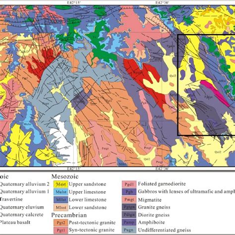 Simplified Geological Map Of Ethiopia Adopted From Water Images And