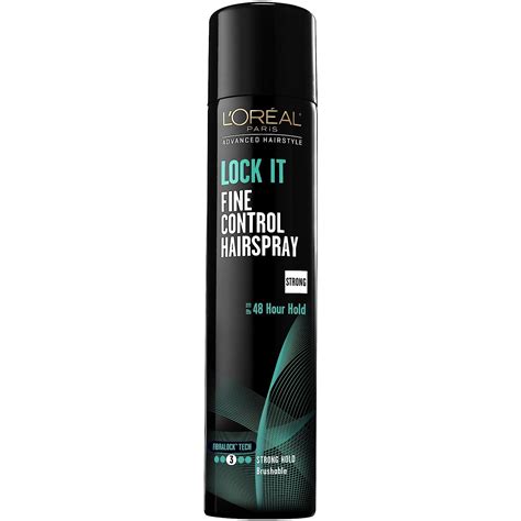 Loreal Hairstyle Lock It Fine Control Hairspray 48 Hour Hold Amazon