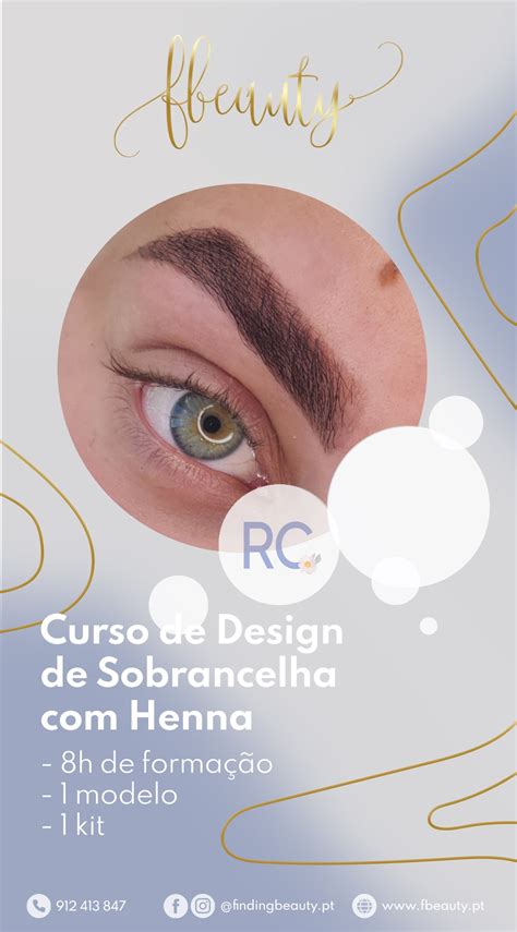 Curso De Design De Sobrancelha Com Henna Extra Brow Lamination Insc