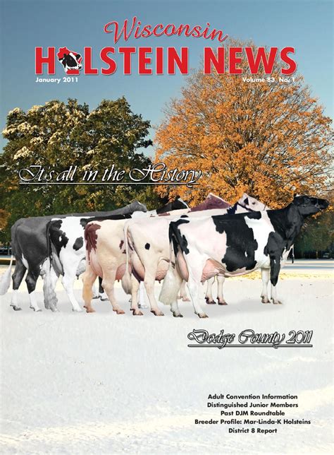 January 2011 Wisconsn Holstein News by Wisconsin Holstein News - Issuu