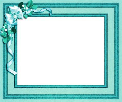 Turquoise Frame Free Png Image Png Arts