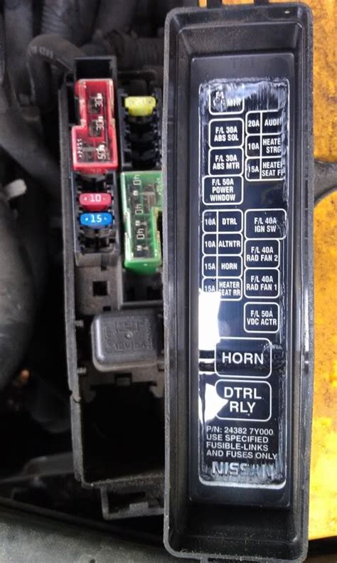 Nissan Maxima Fuse Box Diagram Under The Hood Diagram