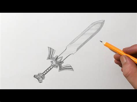 How to Draw a Sword / Master Zelda Sword || Drawing for Beginners - Videos For Kids