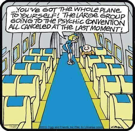 Psychic Convention Cancels Airplane Flight Funny Memes Hilarious