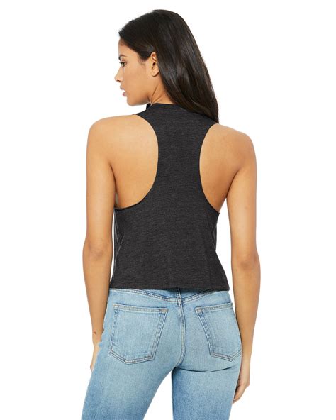 Bella Canvas Ladies Racerback Cropped Tank Alphabroder Canada