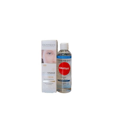 Dermedic Neovisage Fond De Teint Spf 50 Sand 30ml Eau Micellaire 100ml