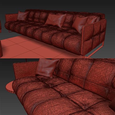 Sofa Modern Style Natuzzi 3D Model TurboSquid 1206940