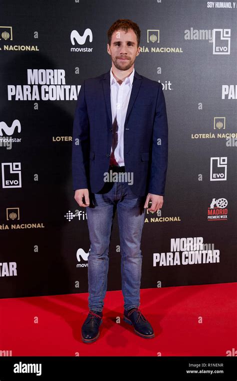 Bernabe Fernandez attends to 'Morir para contar' film premiere during ...