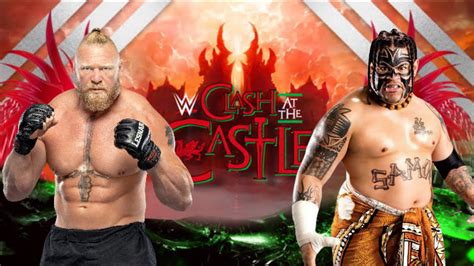 Full Match Brock Lesnar Vs Umaga Wwe Clash At The Castle Youtube