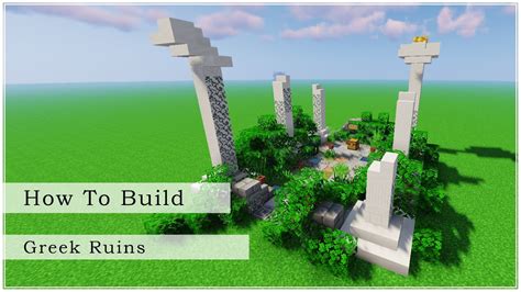 How To Build Ancient Ruins Minecraft Build Tutorial Youtube