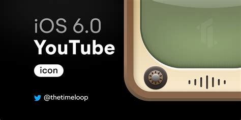 YouTube icon - iOS 6.0 | Figma Community