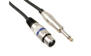 CABLE XLR PROFESIONAL XLR HEMBRA A JACK MONO 6 35mm 6m DJMania