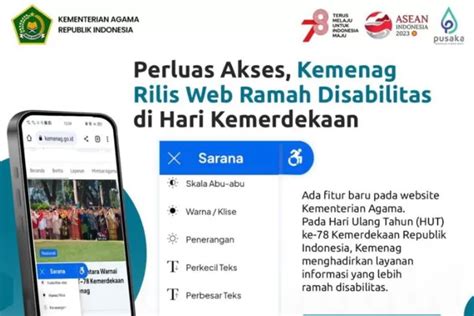 Keren Kemenag RI Rilis Website Ramah Disabilitas Intip Fitur Barunya