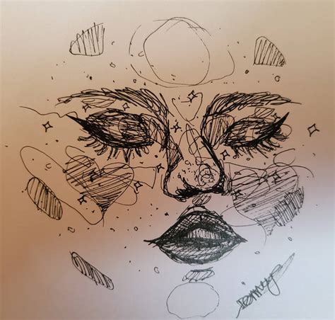 Scribble face by Red-1103 on DeviantArt