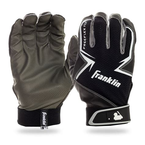 Franklin Sports Mlb Freeflex Baseball Batting Gloves Blackgraywhite