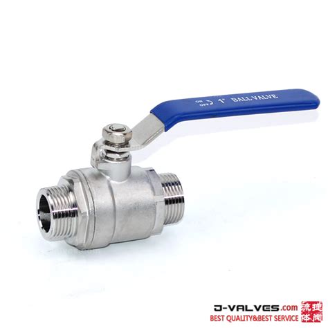 Pc Full Bore Stainless Steel Npt Bsp Bspt Male Thread Ball Valve From