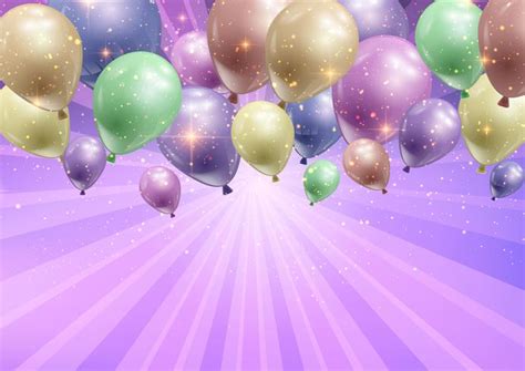 Celebration background with balloons 539618 Vector Art at Vecteezy