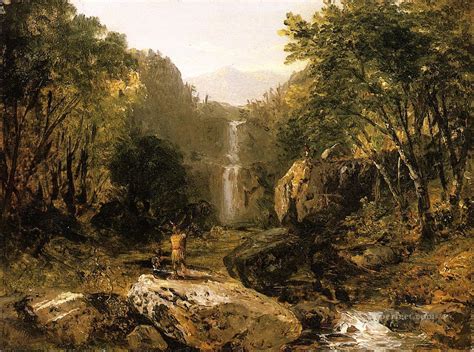 Catskill Mountain Scenery John Frederick Kensett Landscapes brook ...