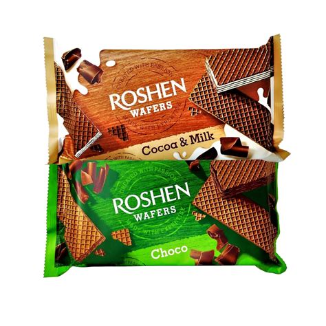 Roshen Obleas De Cacao Crujientes Y Sabrosas En Capas Con Relleno De