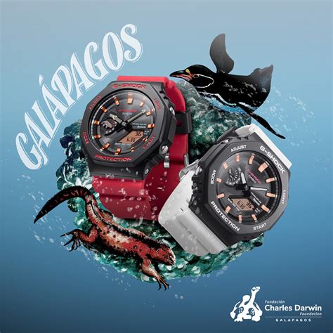 Casio Lanceert G Shock Ga B Cd Horloges Met Gal Pagos Thema Voor De