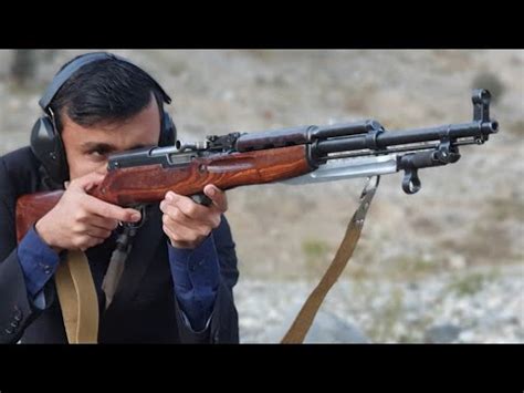 Russian 1945 SKS Rifle Review And Target Shooting Simonov 7 6239mm