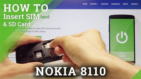 How To Insert Nano Sim Card To Nokia G Input Memory Card Youtube