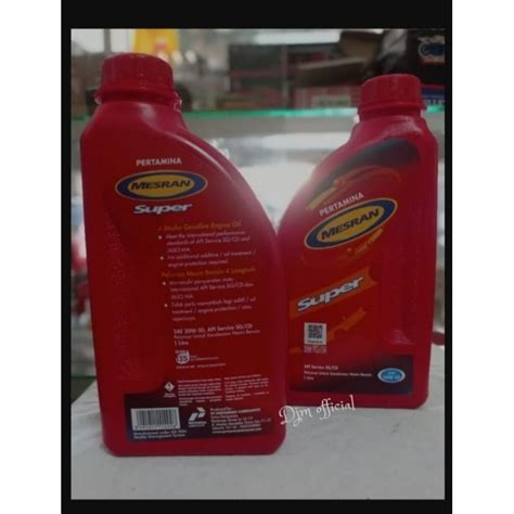 Jual Oli Mesran Super Pertamina Sae W L Shopee Indonesia