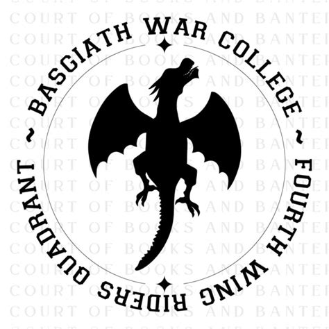 Basgiath War College Svg Etsy