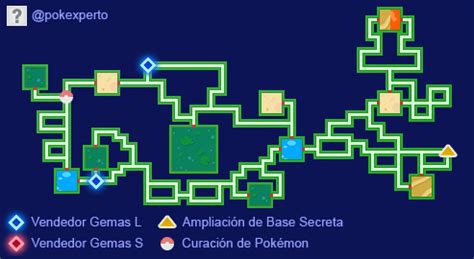 Mapa Del Subsuelo Pok Mon Diamante Brillante Y Perla Reluciente