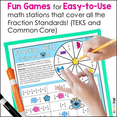 3rd Grade Fraction Games - Equivalent Fractions, Comparing Fractions, and more! - Marvel Math