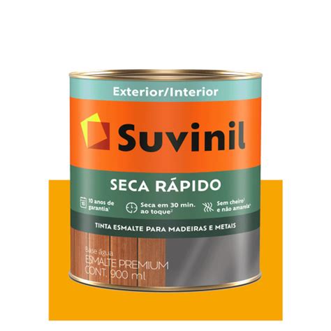 Suvinil Esmalte Seca R Pido Brilhante Amarelo Ml No Shoptime