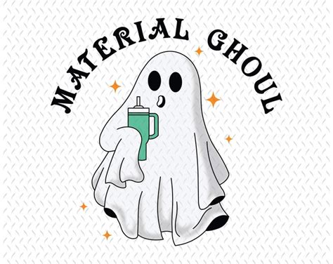 Material Ghoul PNG Boojee Stanley Tumbler Cup Inspired Ghost Etsy