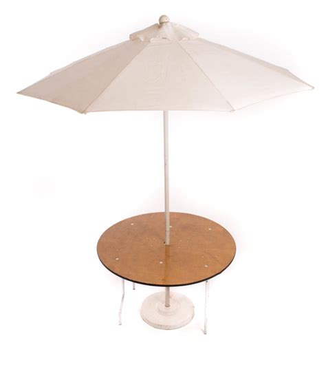 4' Round Umbrella Table | FLEXX Productions