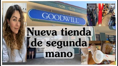 Nuevo Recorrido En Goodwill Tienda De Segunda Mano Youtube